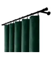 Zamatový záves s riasiacou páskou - Emerald Velvet, smaragdovozelená