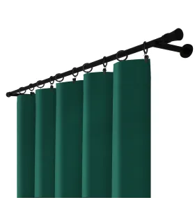 Zatemňovací záves s riasiacou páskou - Blackout Royal Emerald, smaragdovozelená