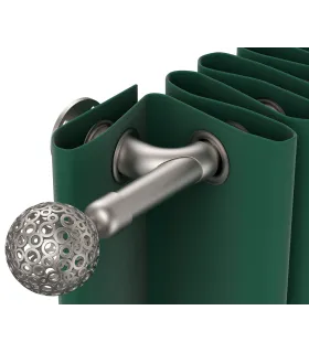 Kovová garniža Satin 19 mm Wall Blackout Efekt Gula Modern