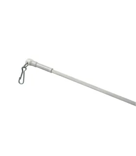 Palica záclonová  kovová biela 