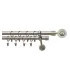Satin nickel Ø 19 mm - Jupiter