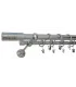 Efekt-nerezová oceľ Ø 25/19 mm - Cylinder hladky