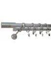 Efekt-nerezová oceľ Ø 25/19 mm - Cylinder hladky
