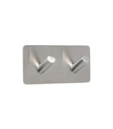 Dvojitý samolepiaci vešiak z brúsenéj nehrdzavejúcej ocele