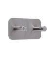 Dvojitý samolepiaci vešiak Inox N002