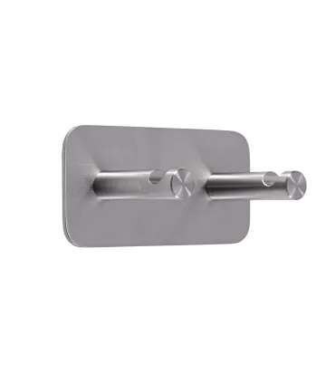 Dvojitý samolepiaci vešiak Inox N003