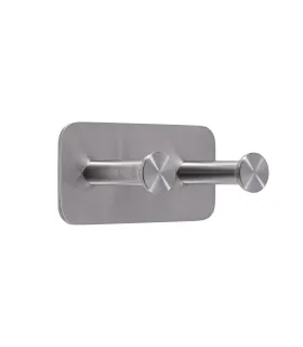 Dvojitý samolepiaci vešiak Inox N008