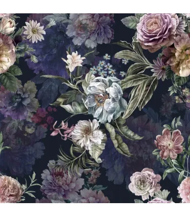 Záves na riasiacej páske farba Flores 02