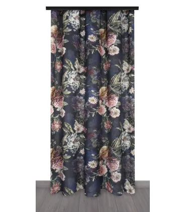 Záves na riasiacej páske farba Flores 02