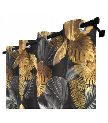 Záves s krúžkami 140cmx250 cm farba Dorado 01