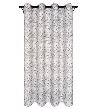 Záves s krúžkami farba Levandula