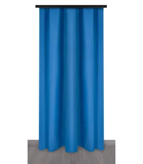 Záves na riasiacej páske  farba Kráľovská modrá