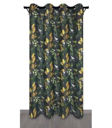 Záves s krúžkami farba Ficusia 02