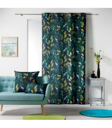 Záves s krúžkami farba Ficusia 02