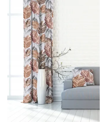 Záves s krúžkami farba Planta