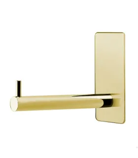 Samolepiaci držiak na toaletný papier, leštěné zlato