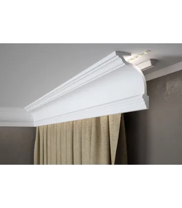 Garnižová stropná lišta MARDOM MD156 - vhodná pre LED podsvietenie