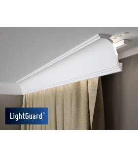 Garnižová stropná lišta MARDOM MD110 - vhodná pre LED podsvietenie