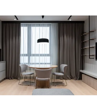 Garnižová stropná lišta Prestige 1B čierna - vhodná pre LED podsvietenie 200x10cm