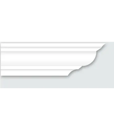 Dekoratívna lišta na stenu WD04A 200 x 3.8 cm