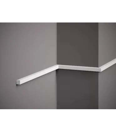 Dekoratívna lišta na stenu MD010 200 x 1.5 x 1.5 cm