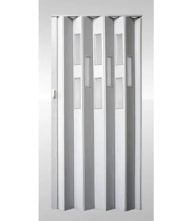 Zhrňovacie dvere presklené Breza