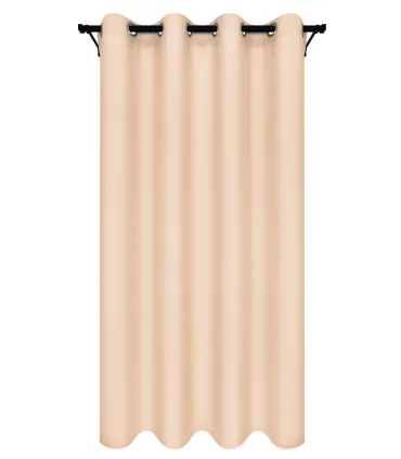 Záves s krúžkami farba Pieskovo béžová