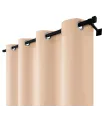 Záves s krúžkami farba Pieskovo béžová