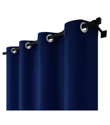 Záves s krúžkami farba Tmavé Granátové Jablko