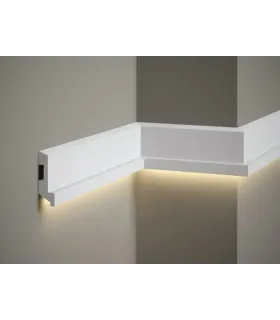 Dekoratívna lišta na stenu MD024 200 x 8 x 2.7 cm Mardom - vhodná pre LED podsvietenie