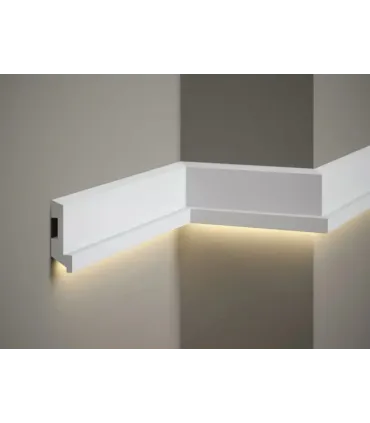 Dekoratívna lišta na stenu MD024 200 x 8 x 2.7 cm Mardom - vhodná pre LED podsvietenie