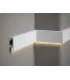 Dekoratívna lišta na stenu QL019 200 x 8 x 2.5 cm Mardom - vhodná pre LED podsvietenie