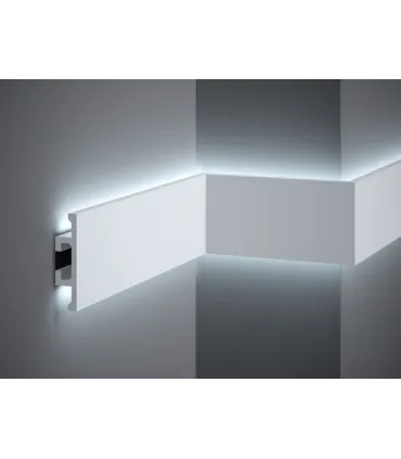 Dekoratívna lišta na stenu QL017 200 x 10 x 2.5 cm Mardom - vhodná pre LED podsvietenie
