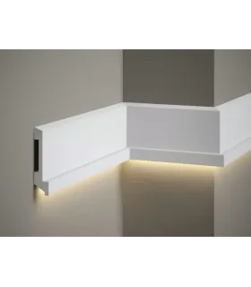 Dekoratívna lišta na stenu MD025 200 x 11 x 2.7 cm Mardom - vhodná pre LED podsvietenie