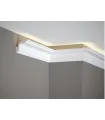 Dekoratívna lišta na strop MD106 200 x 5.7 x 5.7 cm Mardom - vhodná pre LED podsvietenie