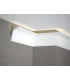 Dekoratívna lišta na strop MD111 200 x 9.2 x 6.2 cm Mardom - vhodná pre LED podsvietenie