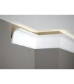 Dekoratívna lišta na strop MD111 200 x 9.2 x 6.2 cm Mardom - vhodná pre LED podsvietenie