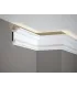 Dekoratívna lišta na strop MD137 200 x 9.6 x 5.5 cm Mardom - vhodná pre LED podsvietenie
