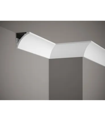 Dekoratívna lišta na strop MD380 200 x 6.7 x 6.7 cm Mardom - vhodná pre LED podsvietenie