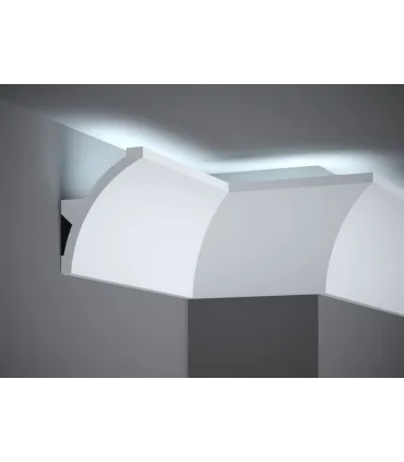 Dekoratívna lišta na strop MDB101 200 x 14 x 10.6 cm Mardom - vhodná pre LED podsvietenie