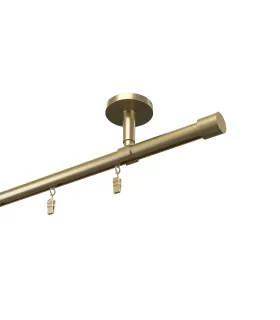 Profilová hliníkova garniža stropná jednoduchá Elegant Antik Pullo