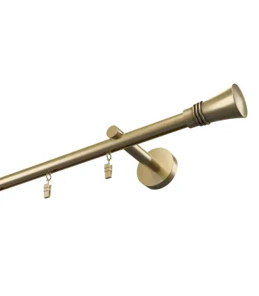 Profilová hliníkova garniža jednoduchá Elegant Antik capri