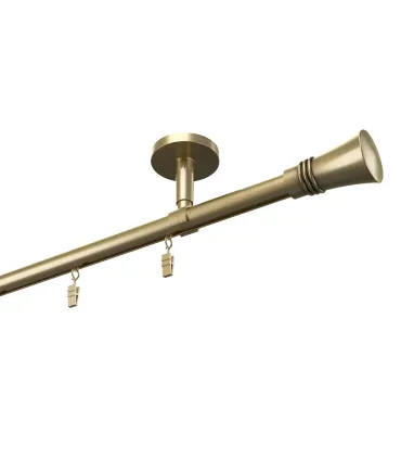 Profilová hliníkova garniža stropná jednoduchá Elegant Antik Capri