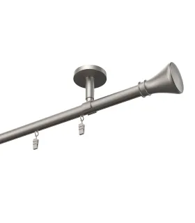 Profilová hliníkova garniža stropná jednoduchá Elegant Satin Koloseo