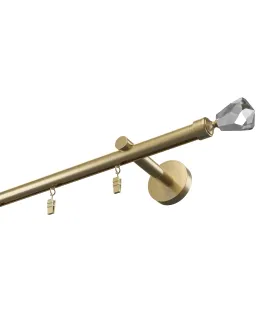 Profilová hliníkova garniža jednoduchá Elegant Antik Crystal cone