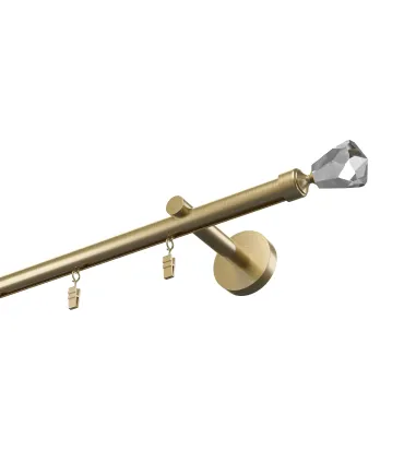 Profilová hliníkova garniža jednoduchá Elegant Antik Crystal cone