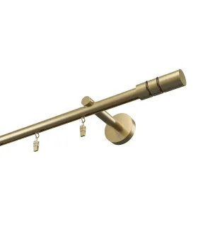 Profilová hliníkova garniža jednoduchá Elegant Antik Cylinder hl