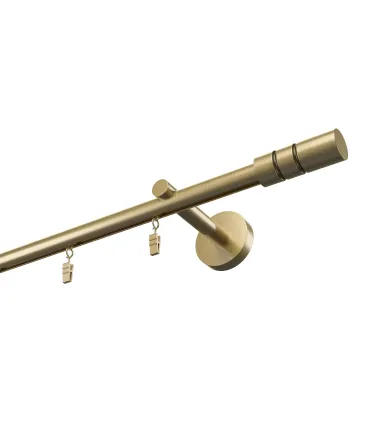 Profilová hliníkova garniža jednoduchá Elegant Antik Cylinder hl