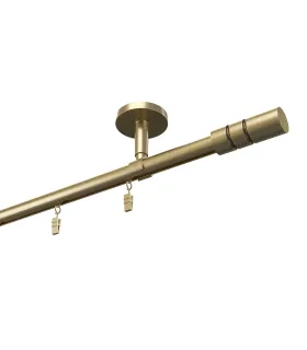 Profilová hliníkova garniža stropná jednoduchá Elegant Antik Cylinder hl