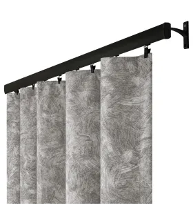 Záves na riasiacej páske farba Modern Grafit